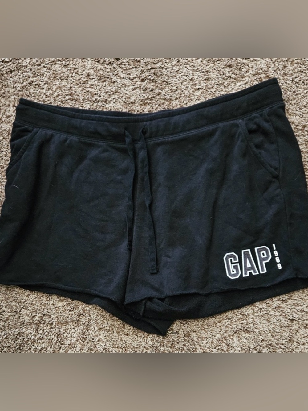 GAP Women's Athletic Black Shorts